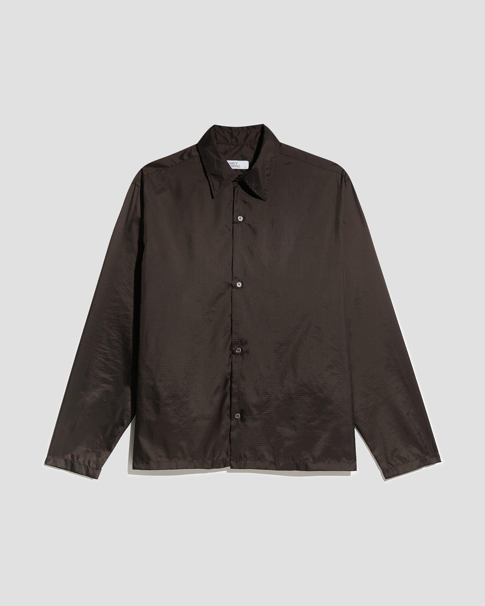 Box Shirt Nylon Brown