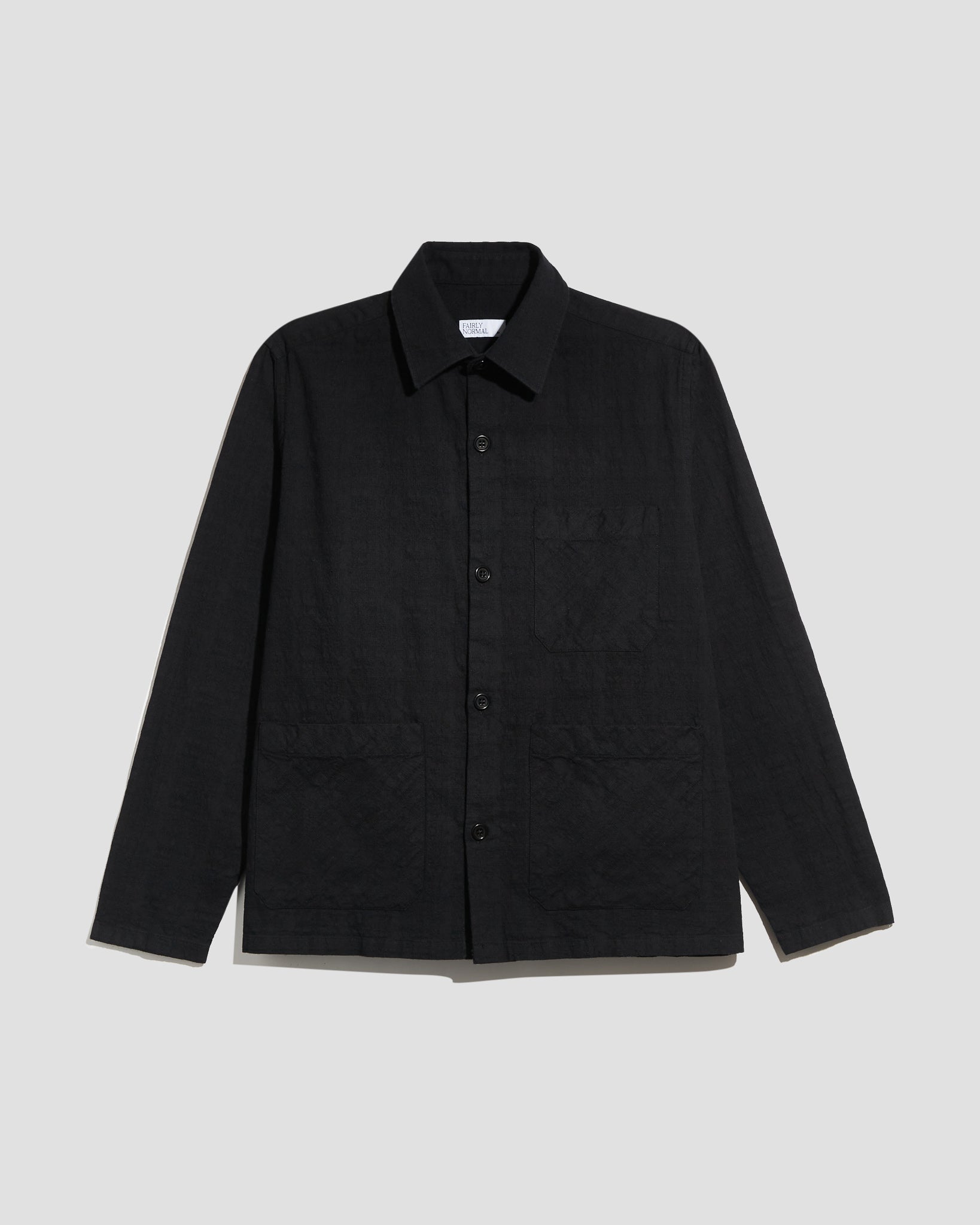 Overshirt Textured Black
