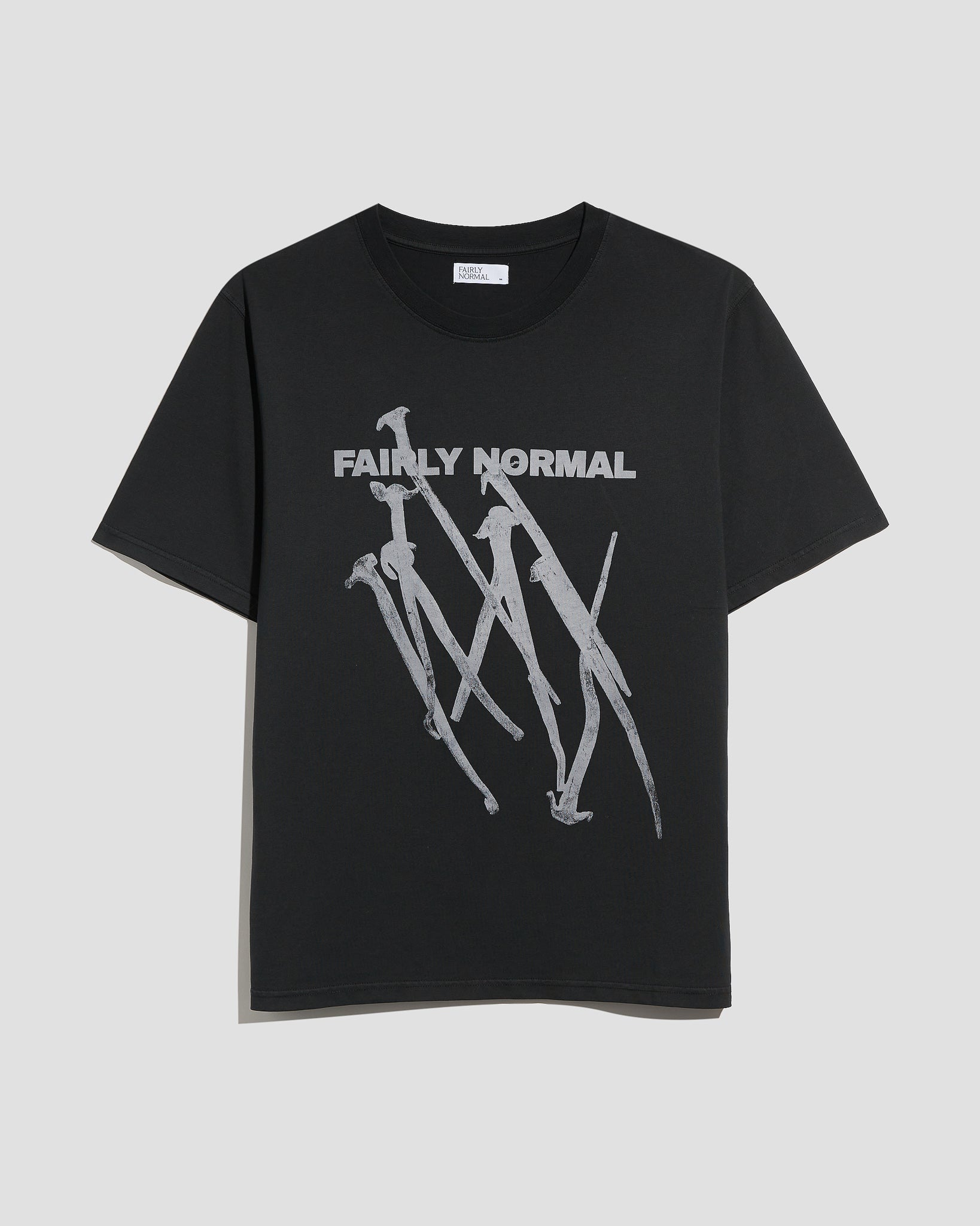 Nails T-shirt Washed Black