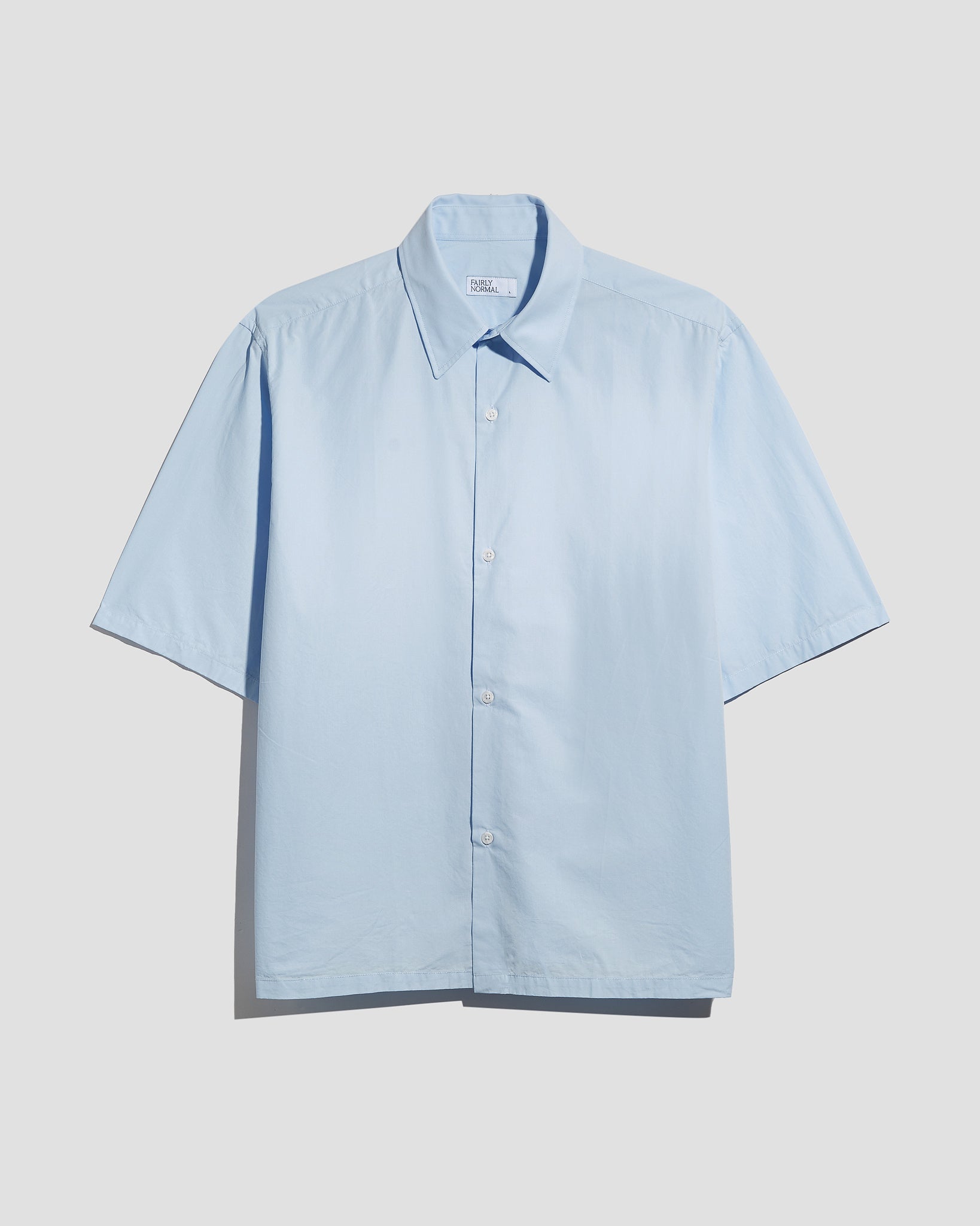 S/S Shirt Poplin Light Blue