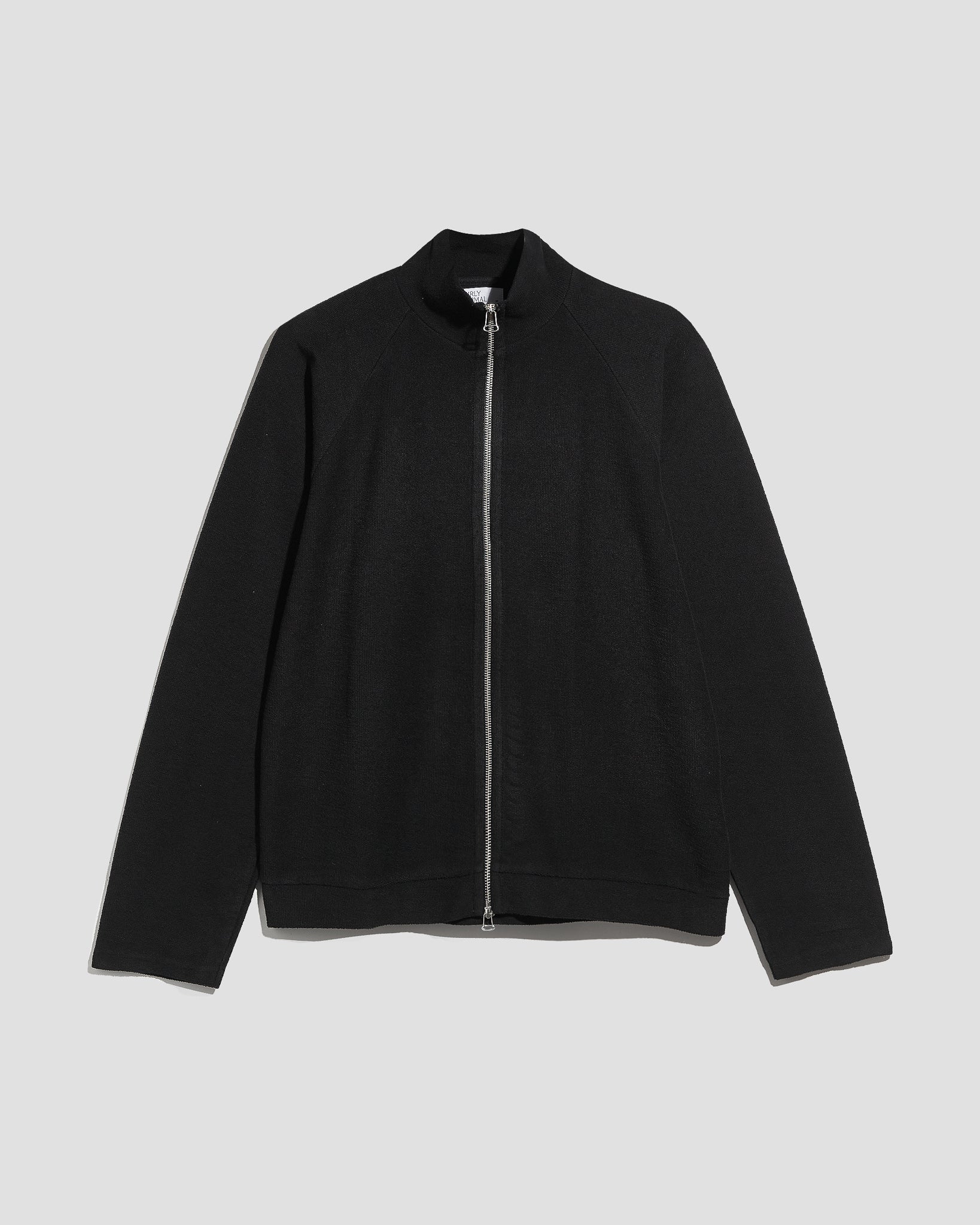 Jersey Zip Up Black