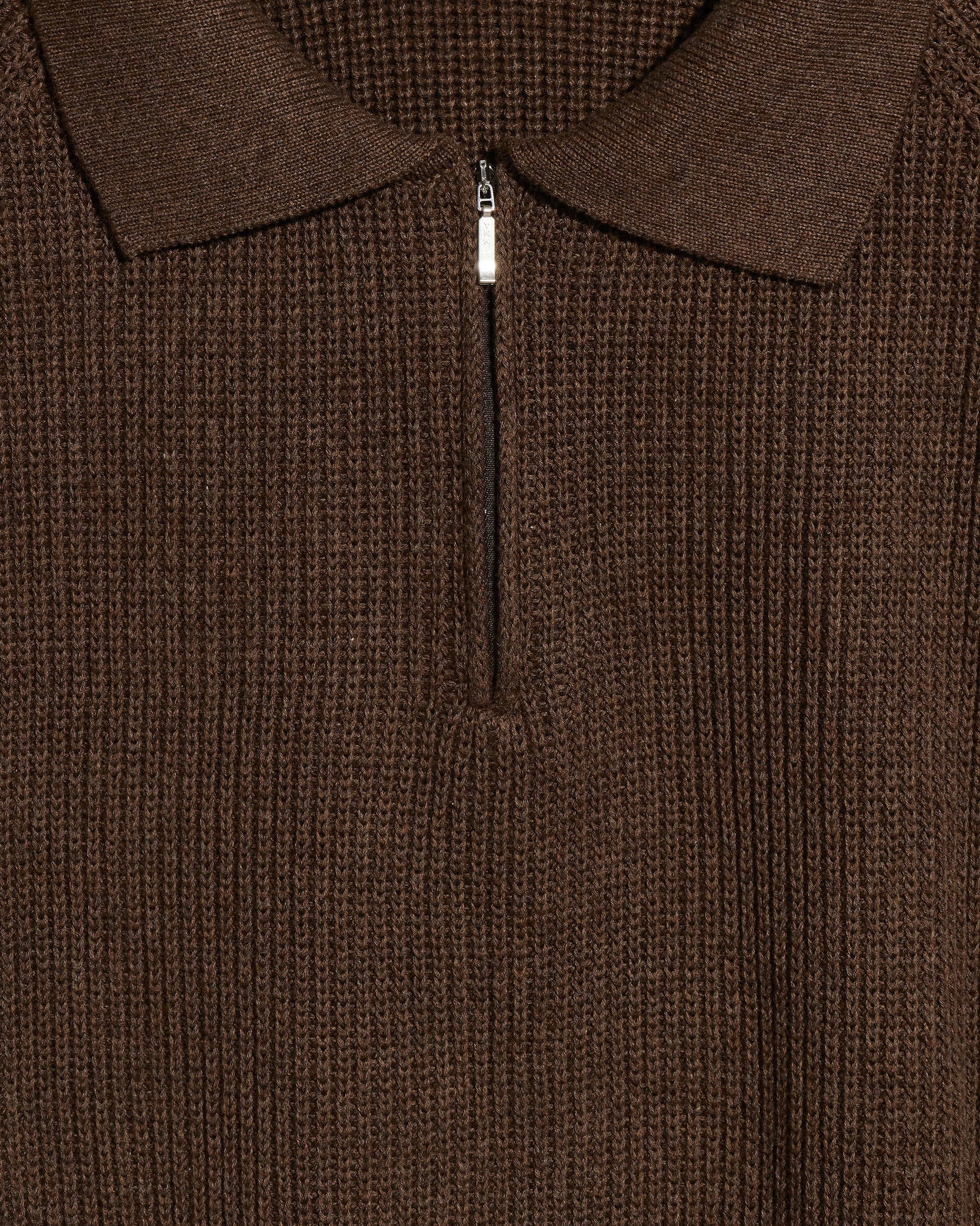 Knit Polo Brown