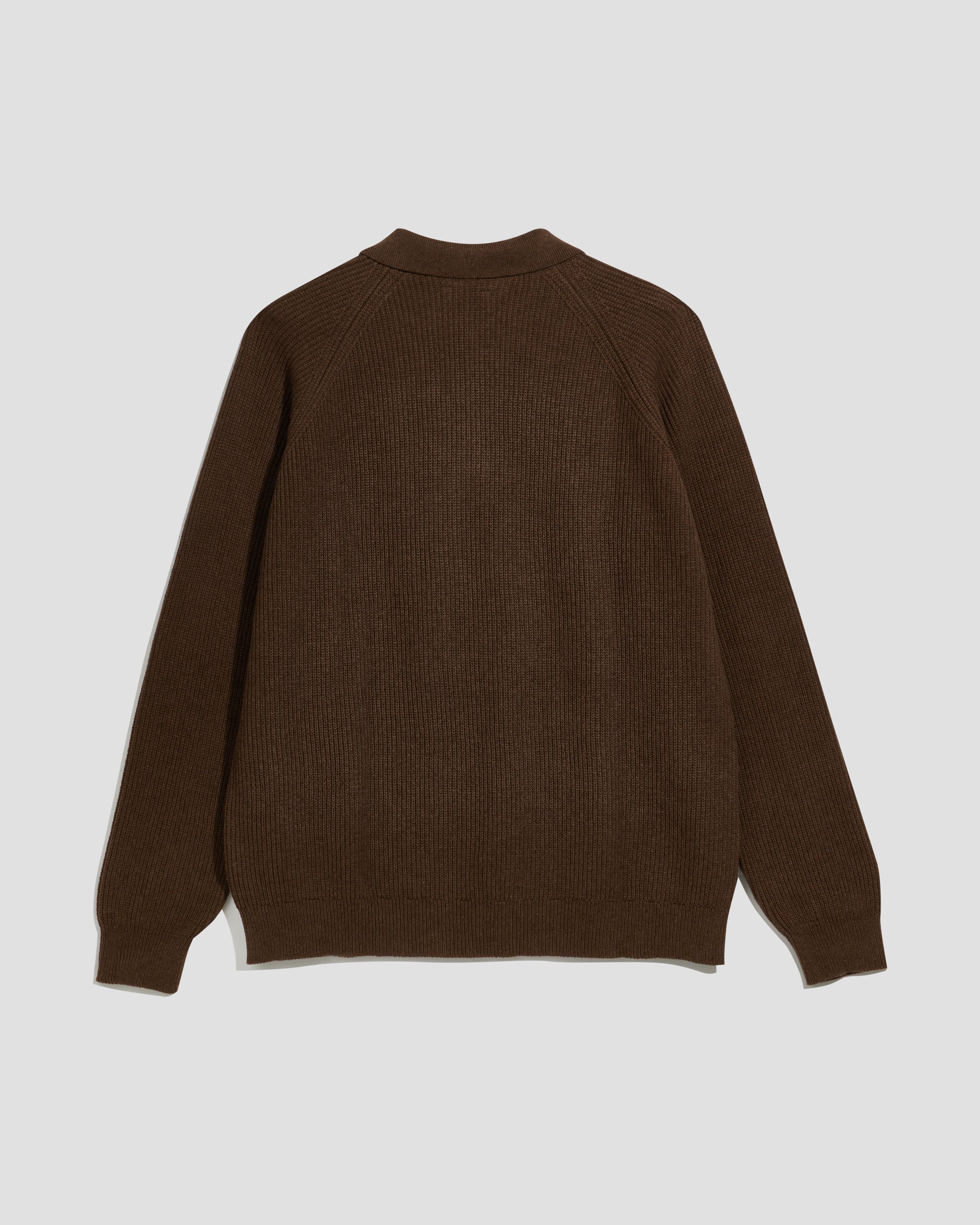 Knit Polo Brown