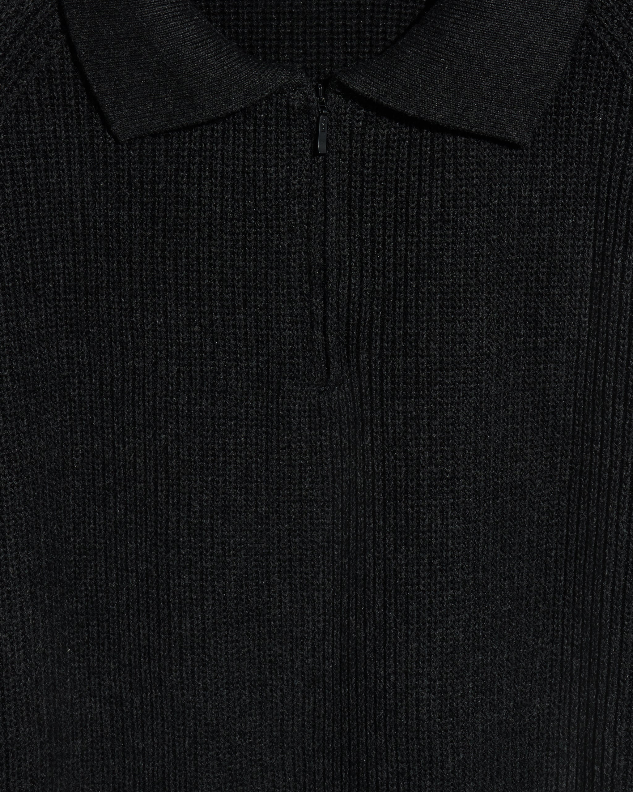 Knit Polo Black