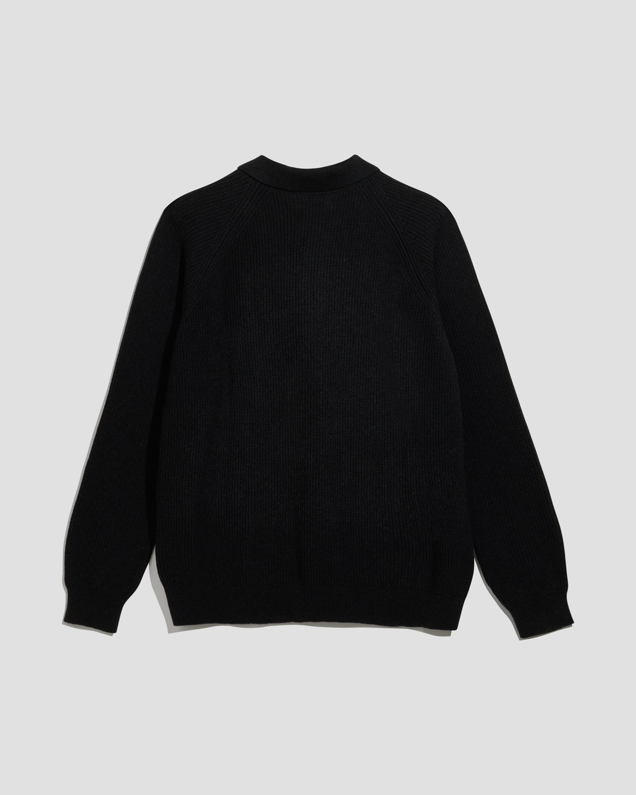 Knit Polo Black