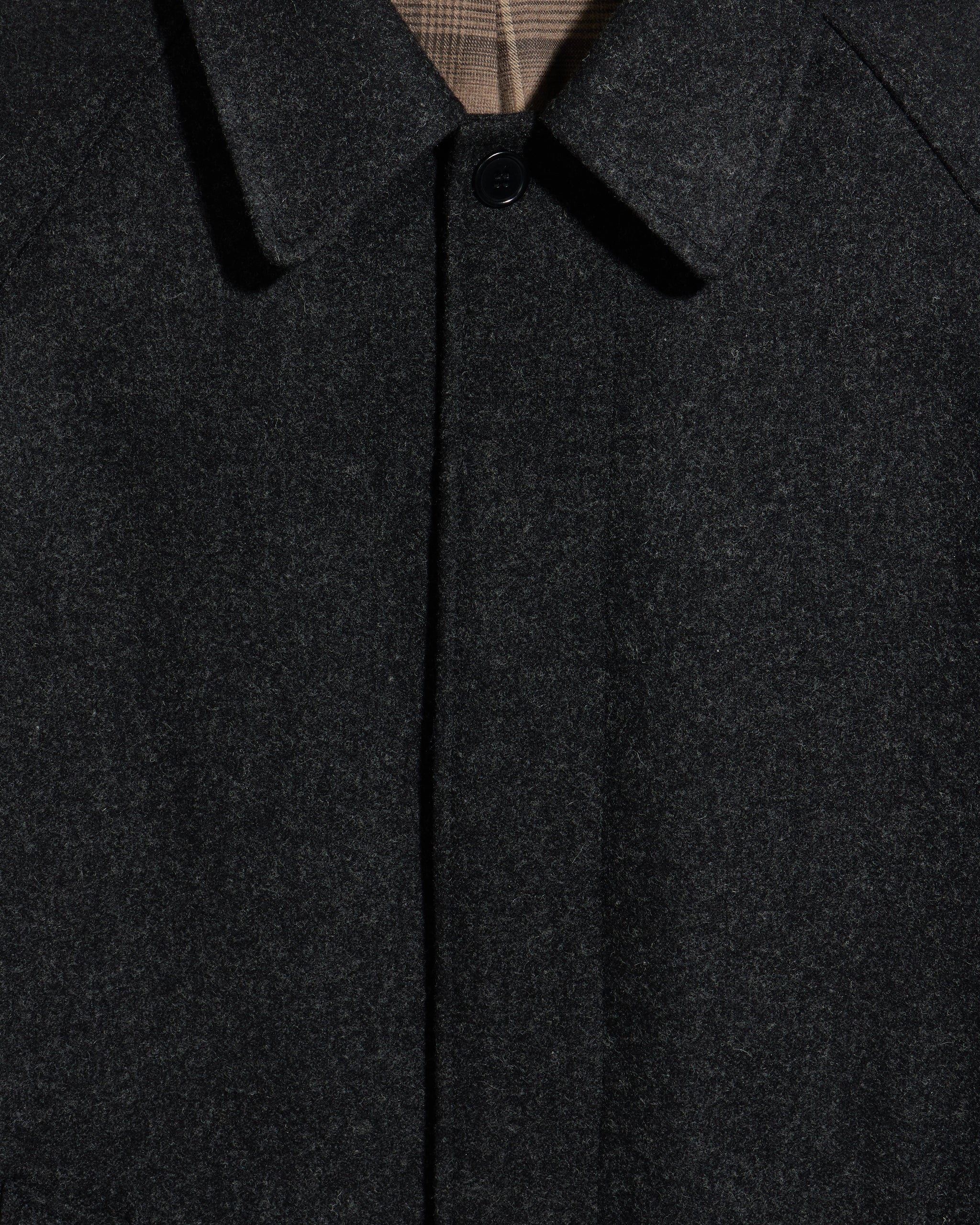 Wool Overcoat Dark Grey