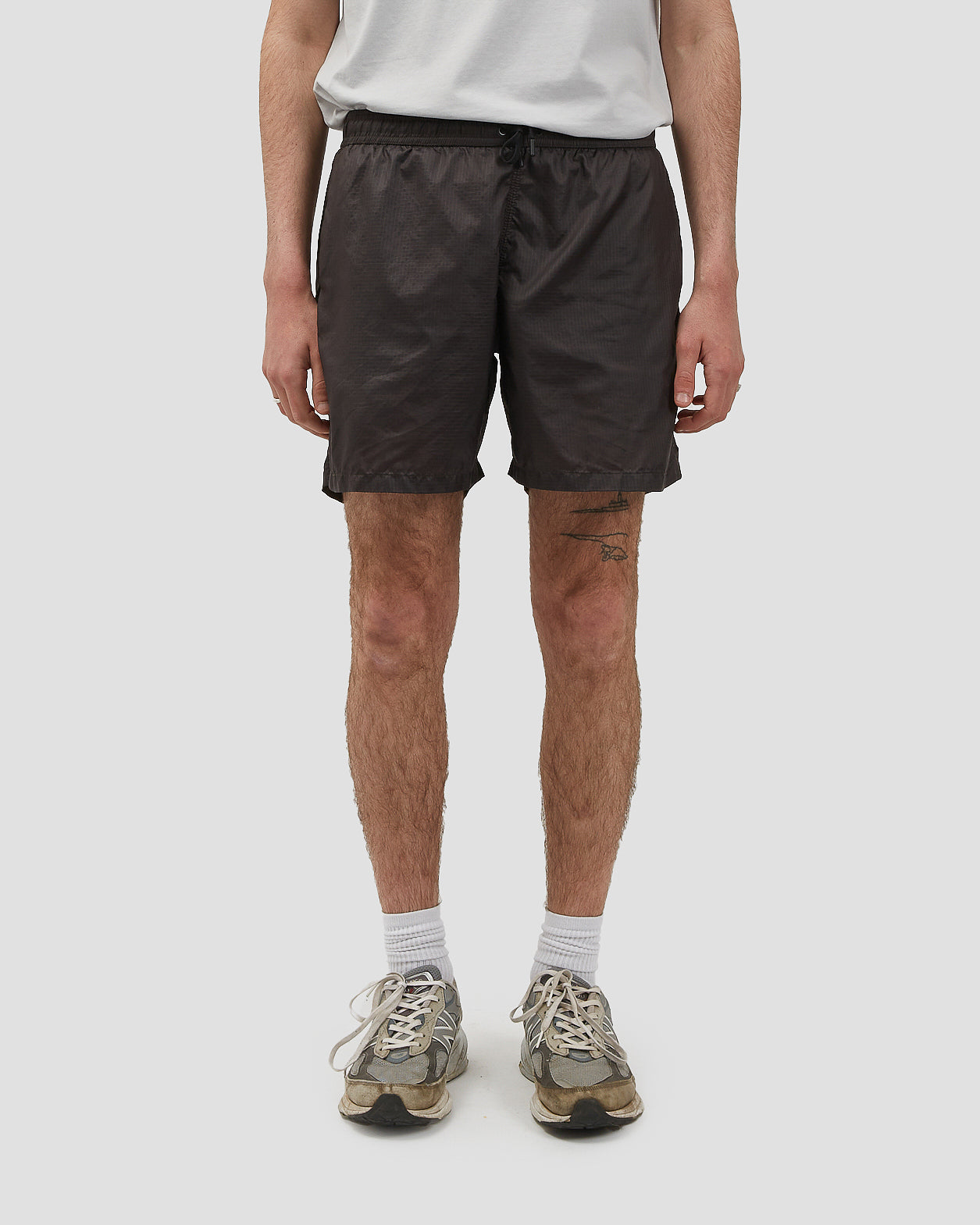 Field Nylon Shorts Brown