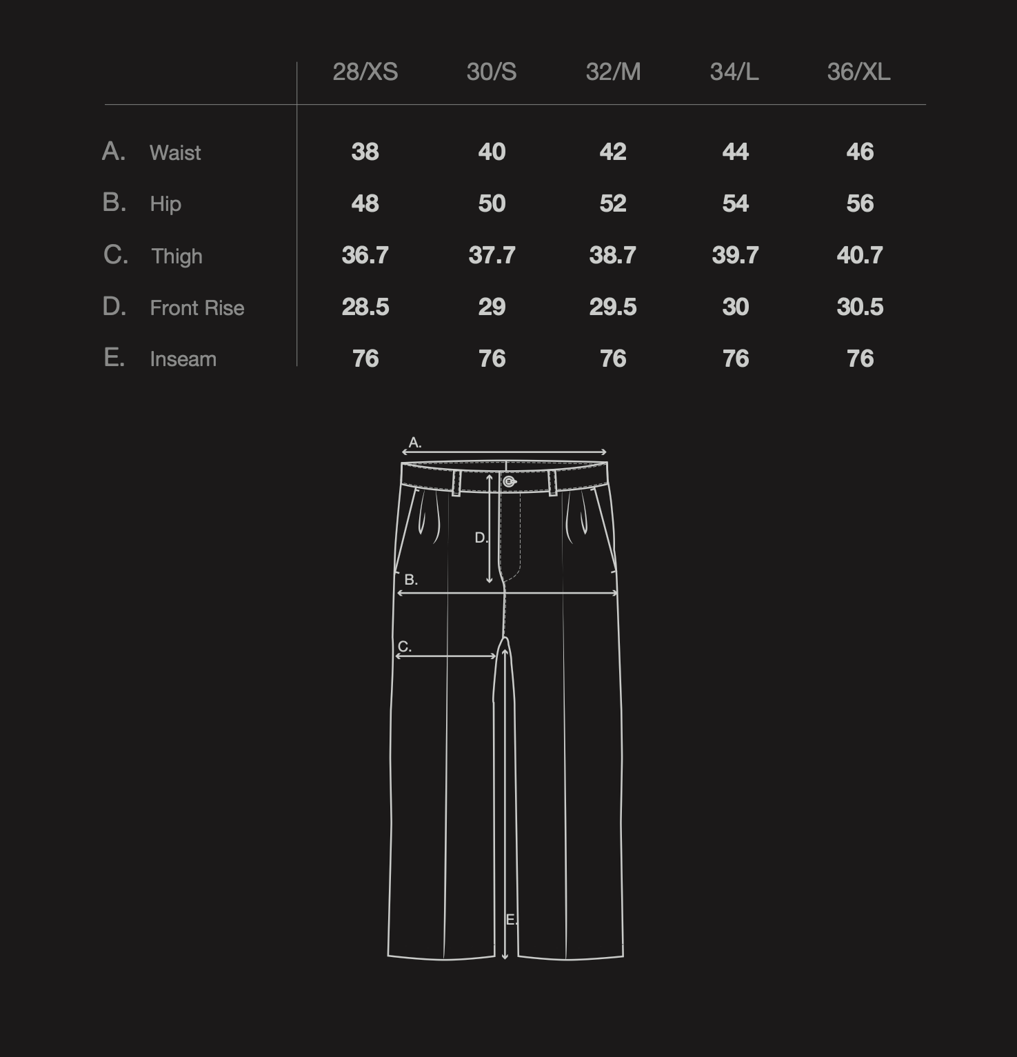 Size Guide