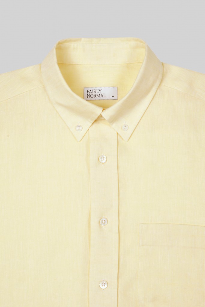 Linen Shirt Yellow - Fairly Normal